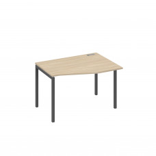 Стол эргономичный металлокаркас DUE правый "Техно" дуб скандинавский / металлокаркас антрацит А4 А2 062 ДК