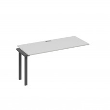 Секция стола 160 станции на каркасе TRE серый / металлокаркас антрацит А4 А3 015-1 СЕ