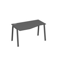 Стол эргономичный левый металлокаркас TRE "Техно" антрацит премиум / металлокаркас антрацит А4 А3 063 АР