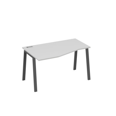 Стол эргономичный левый металлокаркас TRE "Техно" серый / металлокаркас антрацит А4 А3 063 СЕ