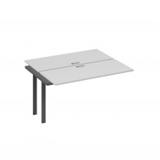 Секция рабочей станции 2х140 с металлокаркасом TRE серый / металлокаркас антрацит А4 А3 171-1 СЕ