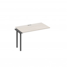 Секция стола станции с металлокаркасом DUE дуб / металлокаркас антрацит А4 А2 013-1 ДШ