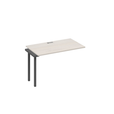 Секция стола станции с металлокаркасом DUE дуб / металлокаркас антрацит А4 А2 013-1 ДШ