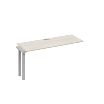 Секция 160 станции на металлокаркасе UNO дуб / металлокаркас серый А4 С1 005-1 ДШ