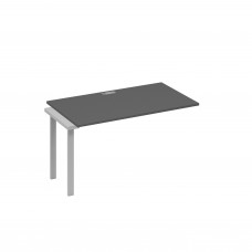 Секция стола 120 рабочей станции каркас TRE антрацит премиум / металлокаркас серый А4 С3 024-1 АР