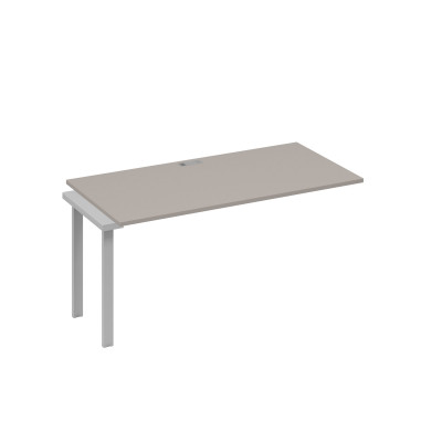 Секция стола станции 160 с каркасом TRE мокко премиум / металлокаркас серый А4 С3 025-1 МП