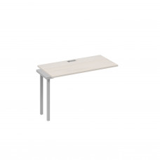 Секция стола 120 рабочей станции опоры QUATTRO дуб / металлокаркас серый А4 С4 003-1 ДШ