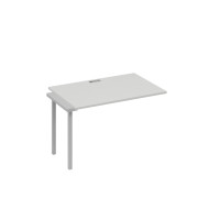Секция стола 120 на металлокаркасе QUATTRO серый / металлокаркас серый А4 С4 023-1 СЕ