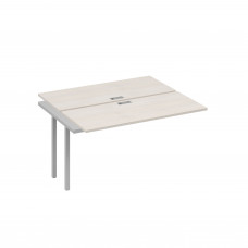 Секция рабочей станции на каркасе DUE (2х140) дуб / металлокаркас серый А4 С2 171-1 ДШ