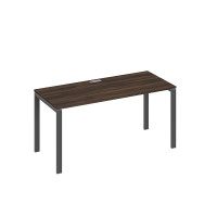 Стол письменный на металлокаркасе UNO дуб ристретто/ металлокаркас антрацит А4 А1 015 ДР
