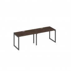 Рабочая станция на каркасе QUATTRO (2х120) дуб ристретто/ металлокаркас антрацит А4 А4 013-2 ДР