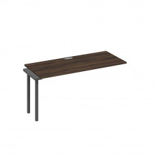 Секция стола рабочей станции 160 опоры QUATTRO дуб ристретто/ металлокаркас антрацит А4 А4 015-1 ДР