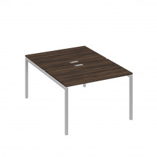 Рабочая станция (2х120) на каркасе DUE дуб ристретто/ металлокаркас серый А4 С2 176 ДР