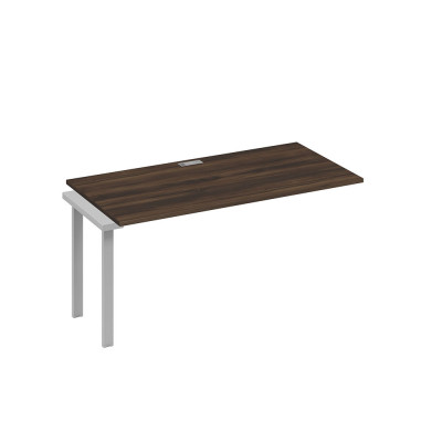 Секция стола станции 160 с каркасом TRE дуб ристретто/ металлокаркас серый А4 С3 025-1 ДР