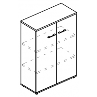 Шкаф средний закрытый (топ ДСП) мокко премиум / вяз либерти МР 9464 МП/ВЛ/ВЛ