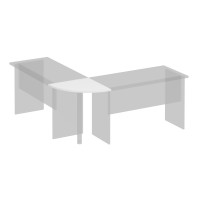 Угловой сегмент белый премиум К.203 БП