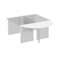 Приставка к столу без опоры белый премиум К.208 БП