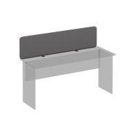 Экран настольный фронтальный тканевый, серый, для стола 160 МР А 866 BA50