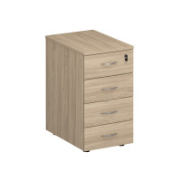 Тумба приставная для компактных столов 4-ящичная с замком вяз светлый ФР 207 ВЗ