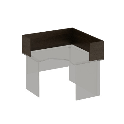 Настольная перегородка-угол венге темный ФР 422 ВТ