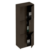 Шкаф для документов 6- дверный венге темный ФР 377