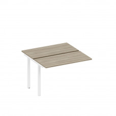 Секция стола рабочей станции на металлокаркасе вяз либерти/ белый гладкий А1 БГ 170.1-1 ВЛ