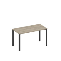 Стол письменный на металлокаркасе вяз либерти/ черный гладкий А1 ЧР 014.1 ВЛ