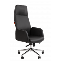 Кресло для руководителя CHAIRMAN 929 экокожа цвет Черный