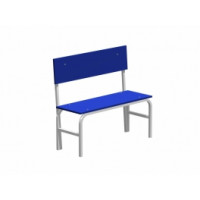 Скамья гардеробная со спинкой ЛДСП 1200