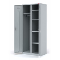 Двухсекционный металлический шкаф ШРМ-22/800У