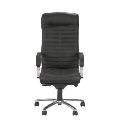 Кресло руководителя Orion Steel Chrome-st LE-A Люкс кожа, цвет черный