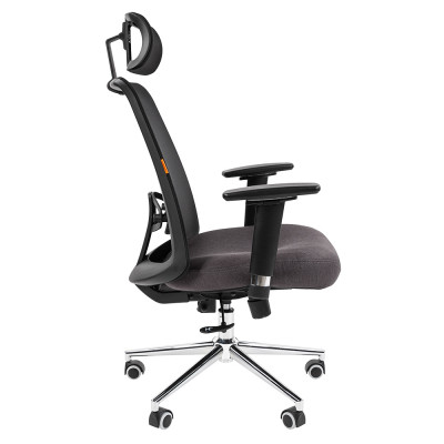 CHAIRMAN 535 LUX Сетчатый акрил черный / Полиэстер серый, купить в Екатеринбурге