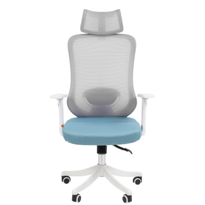  CHAIRMAN CH563 белый Сетчатый акрил белый / Полиэстер голубой, купить в Екатеринбурге