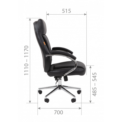 CHAIRMAN 794 кожа черная, купить в Екатеринбурге