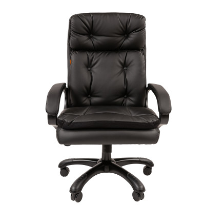 Кресло для руководителя CHAIRMAN 442, Экокожа, цвет Черный