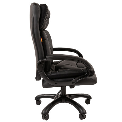 Кресло для руководителя CHAIRMAN 442, Экокожа, цвет Черный