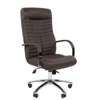 Кресло CHAIRMAN 480 Экокожа, цвет Коричневый