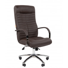 Кресло CHAIRMAN 480 Экокожа, цвет Коричневый
