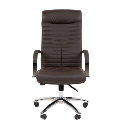 Кресло для руководителя CHAIRMAN 480, Экокожа, цвет Коричневый