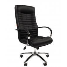 Кресло CHAIRMAN 480 кожа Натуральная кожа, цвет Черный