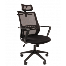  CHAIRMAN 545 Сетчатый акрил TW-01 черный / Ткань TW-11 черный