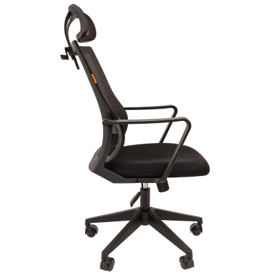  CHAIRMAN 545 Сетчатый акрил TW-01 черный / Ткань TW-11 черный, купить в Екатеринбурге