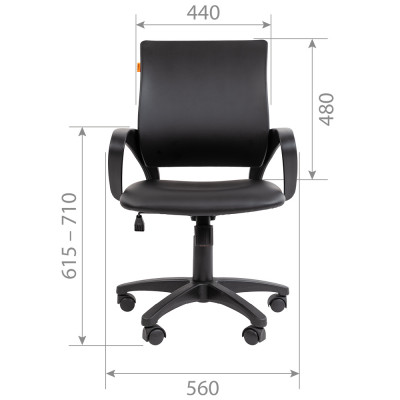 CHAIRMAN 696 ЭКО экокожа черная, купить в Екатеринбурге