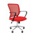Кресло CHAIRMAN 698 хром Сетчатый акрил/Ткань TW, цвет Красный