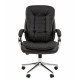 Кресло для руководителя CHAIRMAN 795, Натуральная кожа, цвет Черный