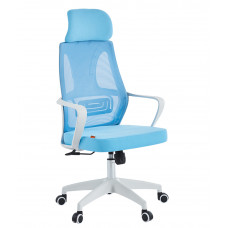 CHAIRMAN CH636 белый Сетчатый акрил голубой / Полиэстер голубой 