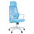 CHAIRMAN CH636 белый Сетчатый акрил голубой / Полиэстер голубой 