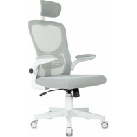 Кресло Бюрократ MC-W101-H светло-серый TW-02 TW-20 сетка/ткань крестов. пластик пластик белый