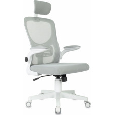 Кресло Бюрократ MC-W101-H светло-серый TW-02 TW-20 сетка/ткань крестов. пластик пластик белый