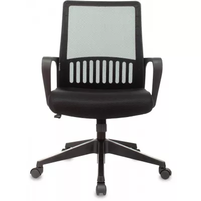 Кресло Бюрократ MC-201 черный TW-01 TW-11 сетка/ткань крестов. пластик